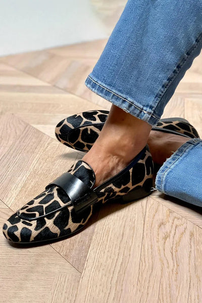 SOFIA | Animal Print Loafers