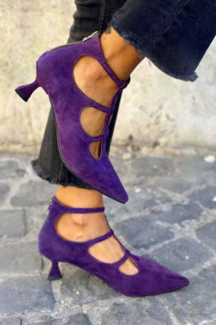 VIOLA | Vintage Low-Cut with Small Heel
