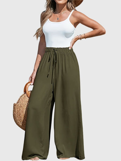Seraphina | Elegant High-Waisted Wide-Leg Pants