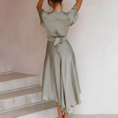 Eve - Midi Dress with Decorative Knot