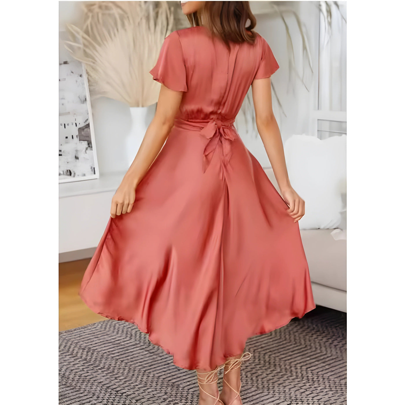 Eve - Midi Dress with Decorative Knot