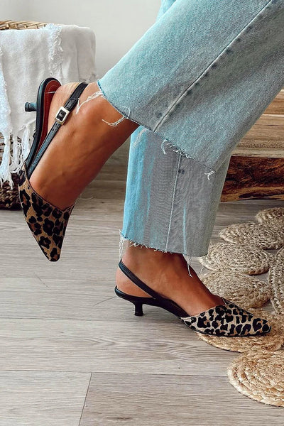 SERENA | Animal Print Slingback