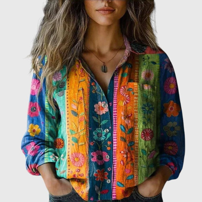 Millie – Bohemian Pattern Blouse