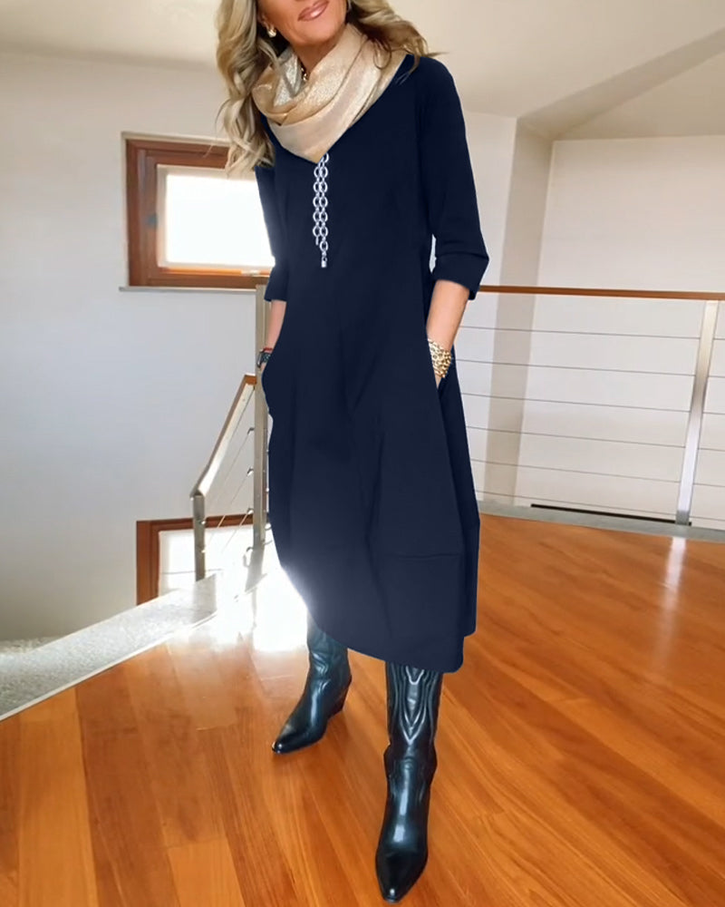 Ellie - Elegant Midi Dress