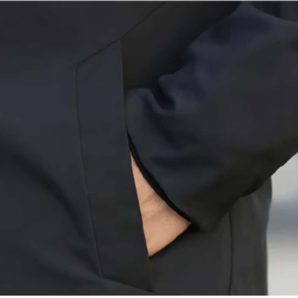 Elegant men's windbreaker jacket