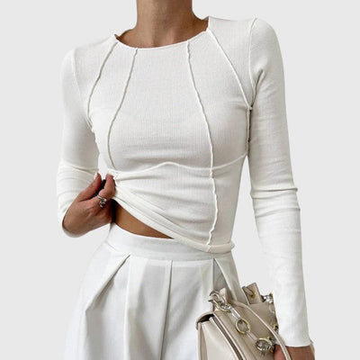 Alia – Sculpted Long Sleeve Top