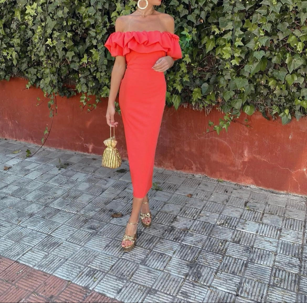 Lory - Strapless Ruffled Dress