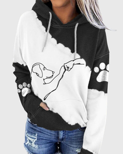 "Pet-Lover" Long-sleeved hoodie