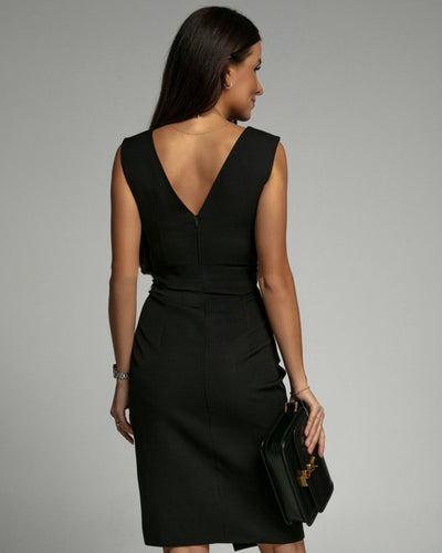Norah - Cocktail Dress with Pleated Details