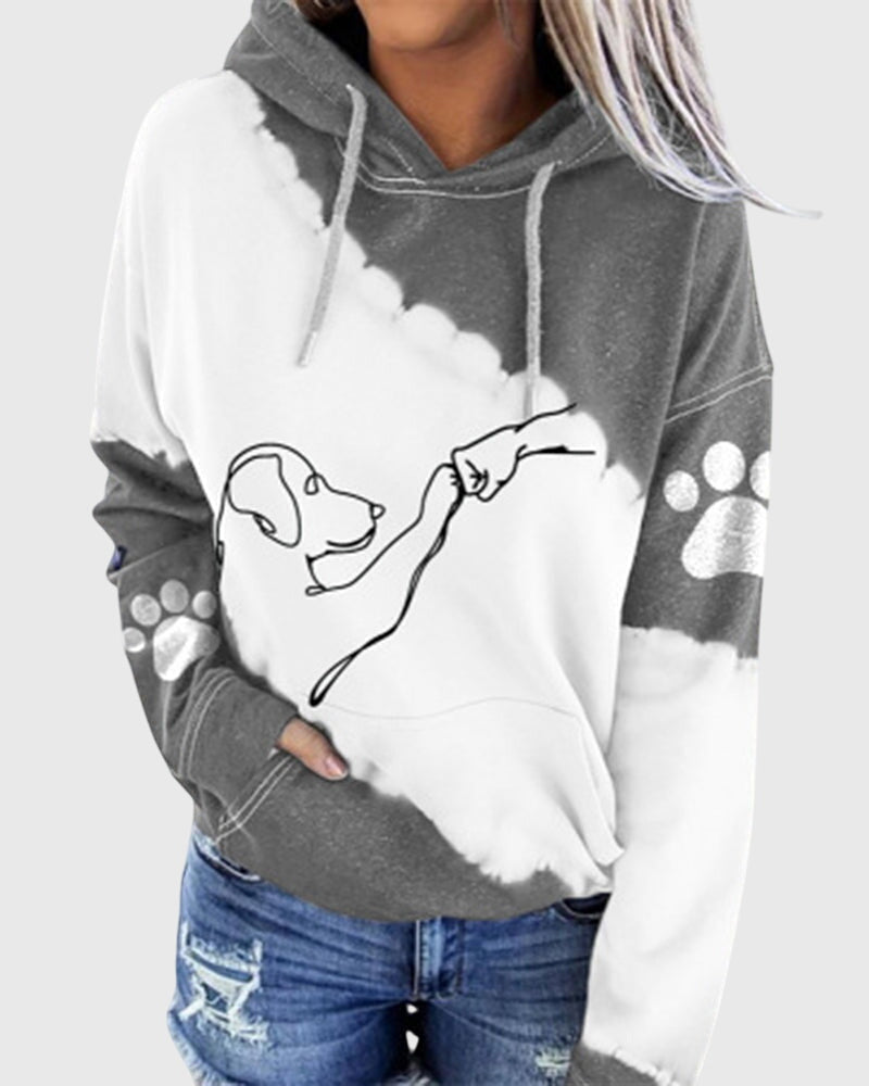 "Pet-Lover" Long-sleeved hoodie