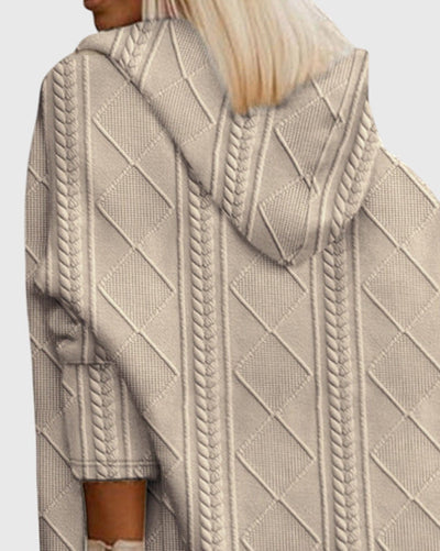 Jasmine - Long Hooded Cardigan