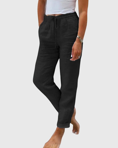 Monika | Trousers in Cotton and Linen