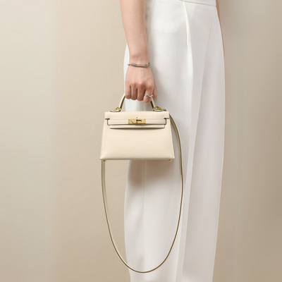 Kendall Ivory 19 - Handmade artisanal bag