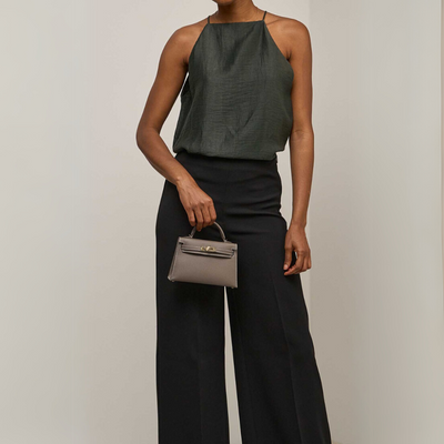 Kendall Taupe 19 - Handmade Artisan Bag