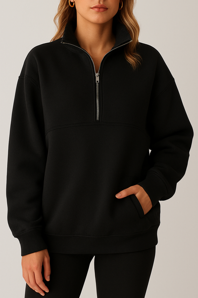 Chloe - Quarter Zip Sweater