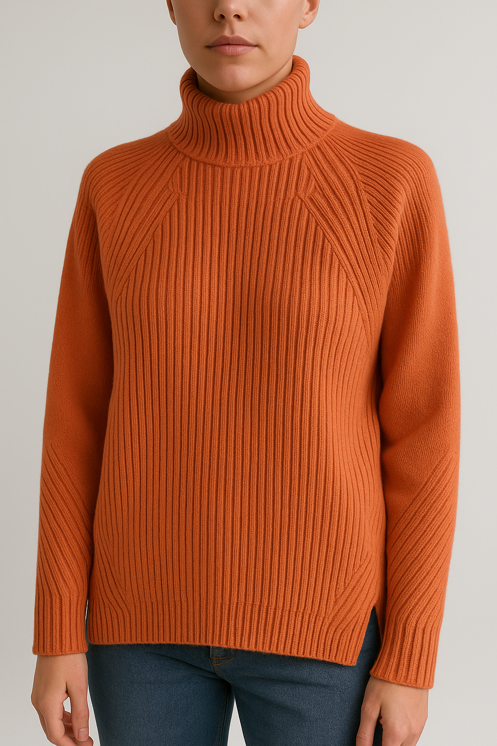 Zoey - Cozy Ribbed Turtleneck