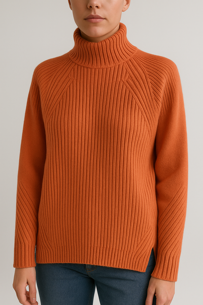 Zoey - Cozy Ribbed Turtleneck