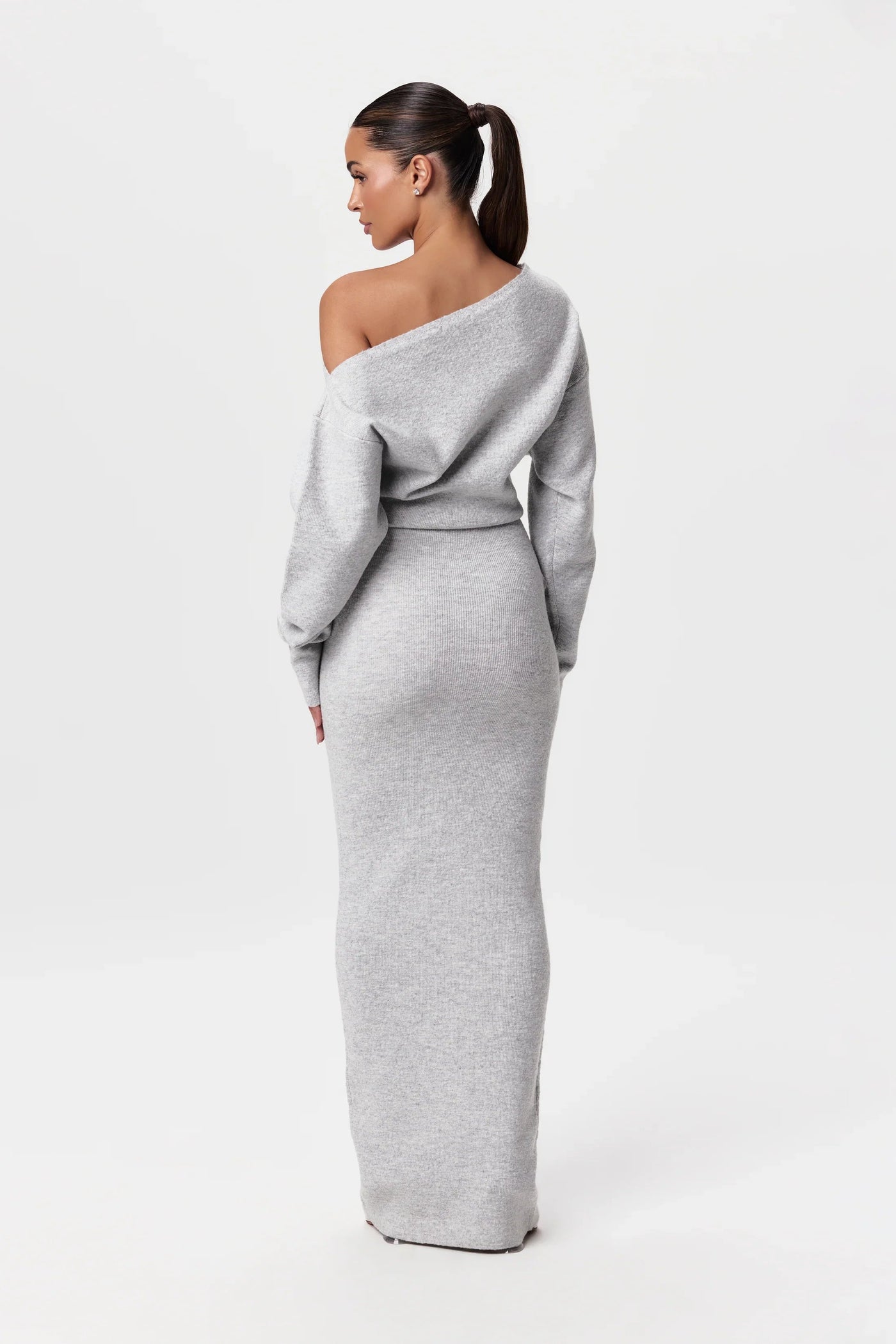 Rosa - Strapless Maxi Knit Dress