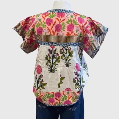 Kiara – Embroidered Boho Blouse