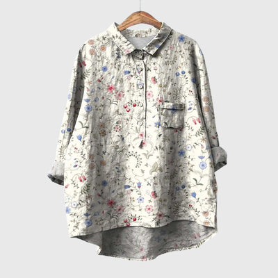 Liesa™ | Elegant Women's Floral Shirt