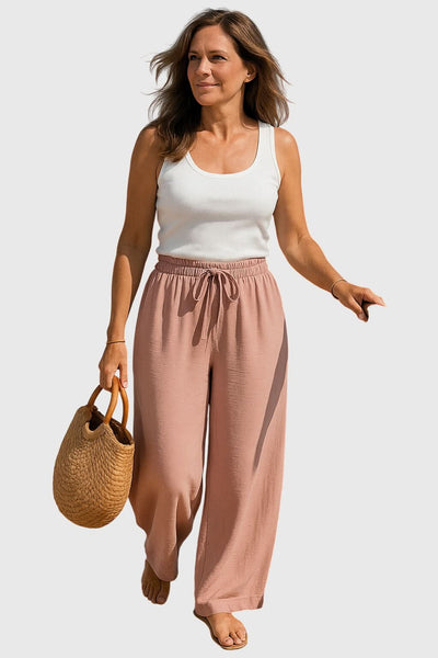 Seraphina | Elegant High-Waisted Wide-Leg Pants