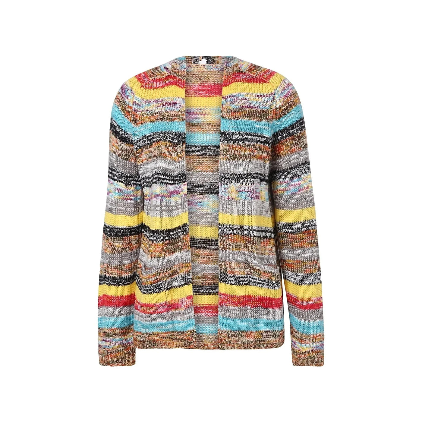 Beth - Vibrant Multicoloured Cardigan