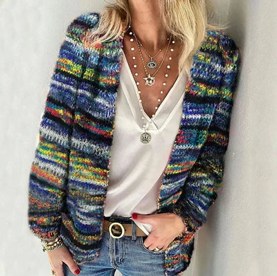 Beth - Vibrant Multicoloured Cardigan