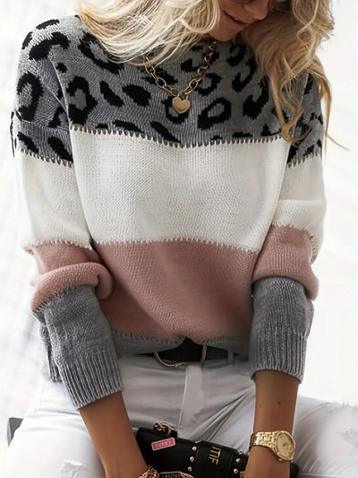 Chelsea - Stylish Leopard Sweater