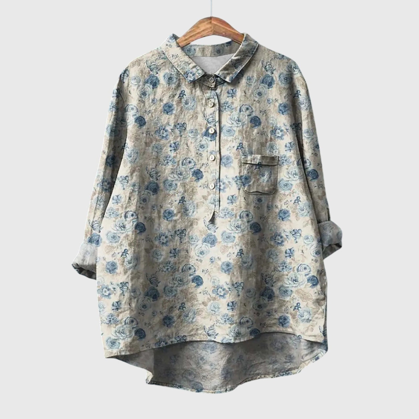Liesa™ | Elegant Women's Floral Shirt