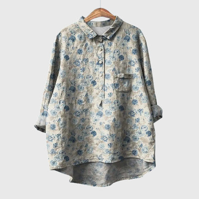 Liesa™ | Elegant Women's Floral Shirt