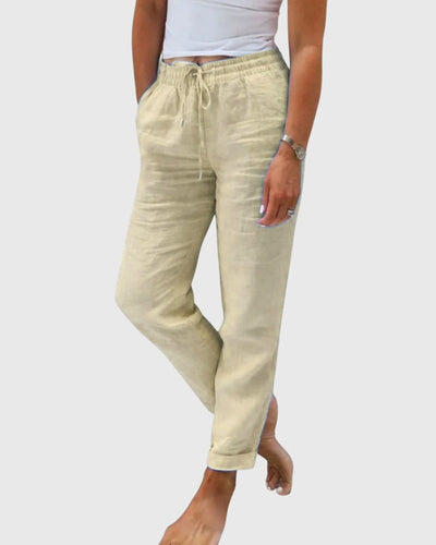 Monika | Trousers in Cotton and Linen
