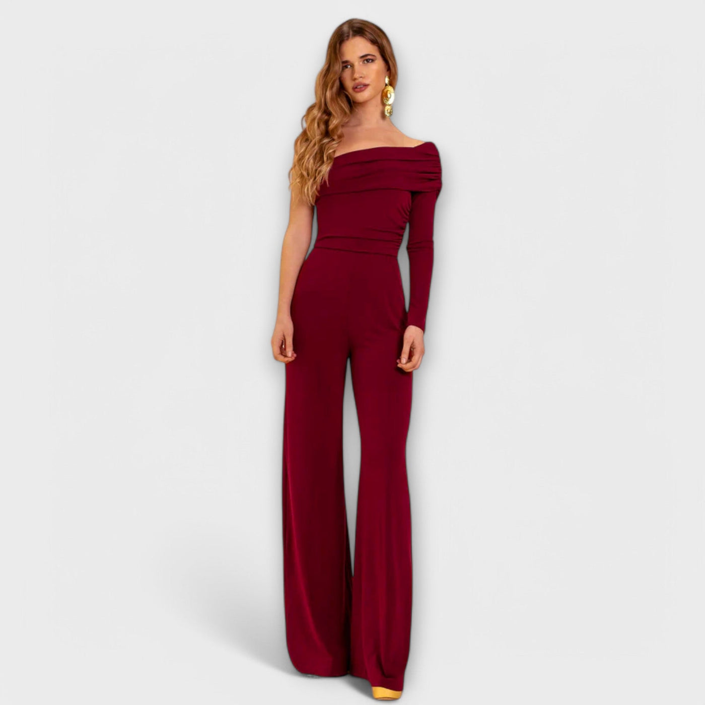 Elegant one-shoulder jumpsuit