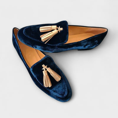 Quinnlyn – Elegant Vintage Loafers with Fringe Details for a Unique Style