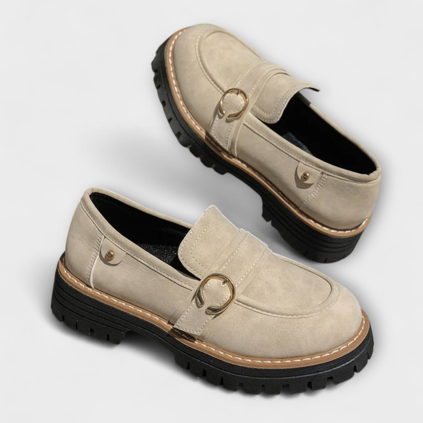 Lora – Elegant Casual Loafers with Rounded Toe for a Sophisticated Look