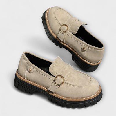 Lora – Elegant Casual Loafers with Rounded Toe for a Sophisticated Look