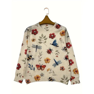 Esme - Garden Print Sweater