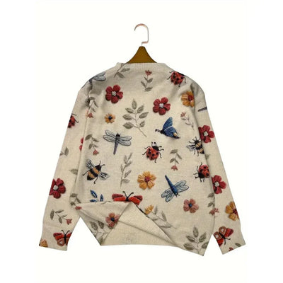Esme - Garden Print Sweater