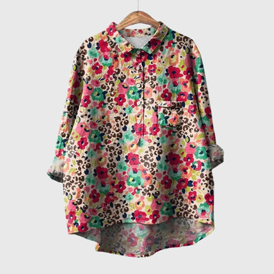 Liesa™ | Elegant Women's Floral Shirt