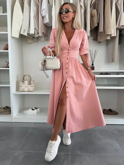 Louise - Luminescent Denim Dress