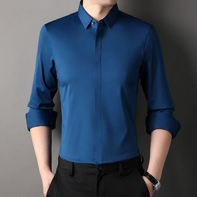 Mitchel men's stretch dress shirts wrinkle-free - Buy one get one free offer