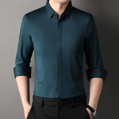Mitchel men's stretch dress shirts wrinkle-free - Buy one get one free offer