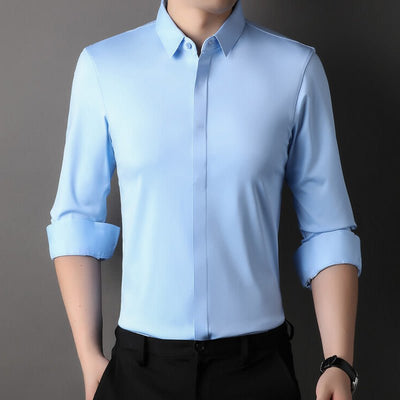 Mitchel men's stretch dress shirts wrinkle-free - Buy one get one free offer