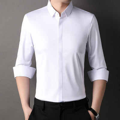 Mitchel men's stretch dress shirts wrinkle-free - Buy one get one free offer