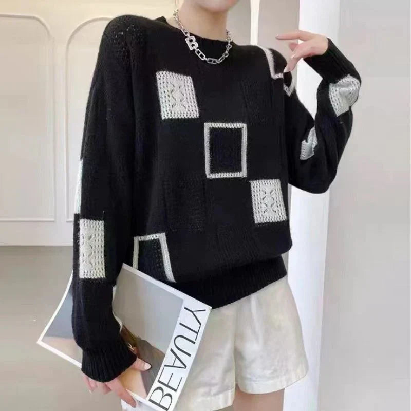 Odessa - Relaxed Geometric Sweater