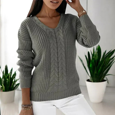 Tessa - Classic V-Neck Sweater