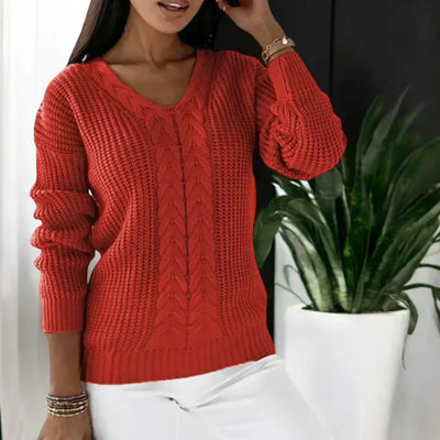 Tessa - Classic V-Neck Sweater