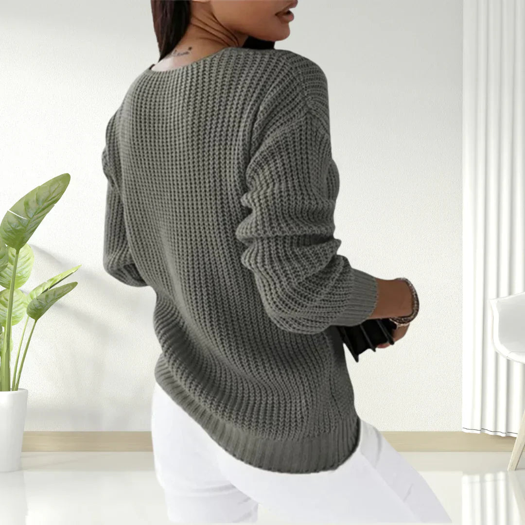 Tessa - Classic V-Neck Sweater