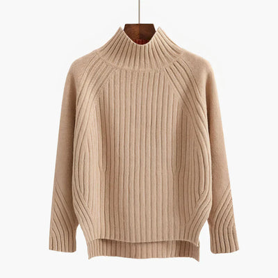 Zoey - Cozy Ribbed Turtleneck