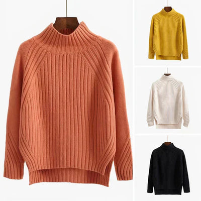 Zoey - Cozy Ribbed Turtleneck